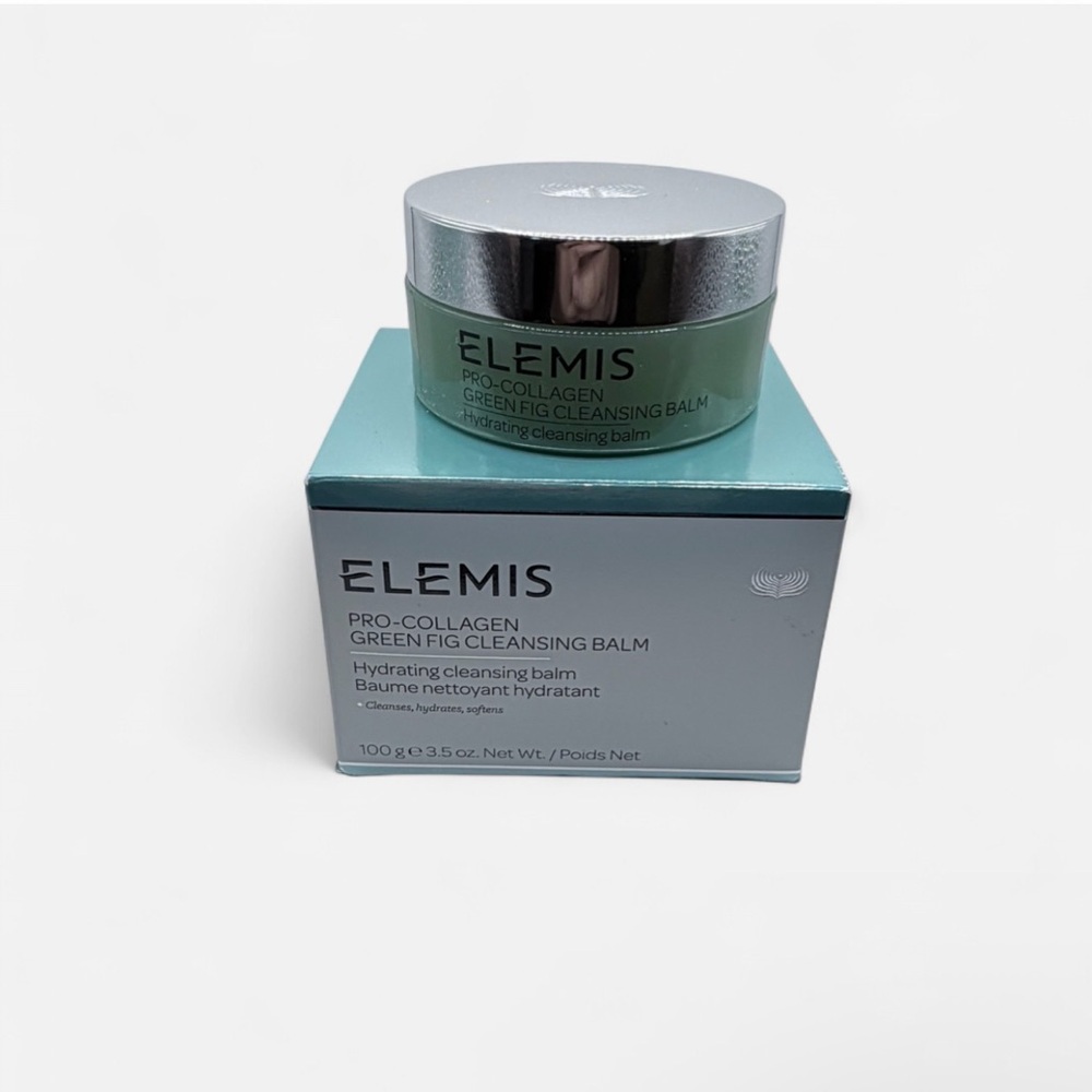 ELEMIS Pro-Collagen Green Fig Cleansing Balm with Cloth NIB